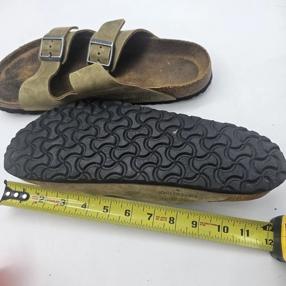 Birkenstock Arizona Two-Strap Sandals – Olive Green – Size Approx. US 10